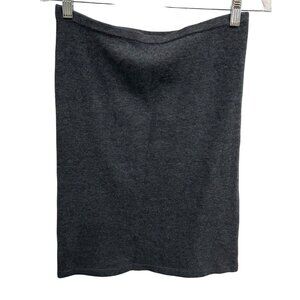 Cabi Womens Gray Knit Pencil Skirt Size Medium Stretch